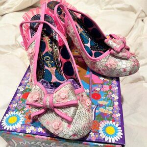 Irregular Choice "Let's Go Party" Heels Size 10 NWT